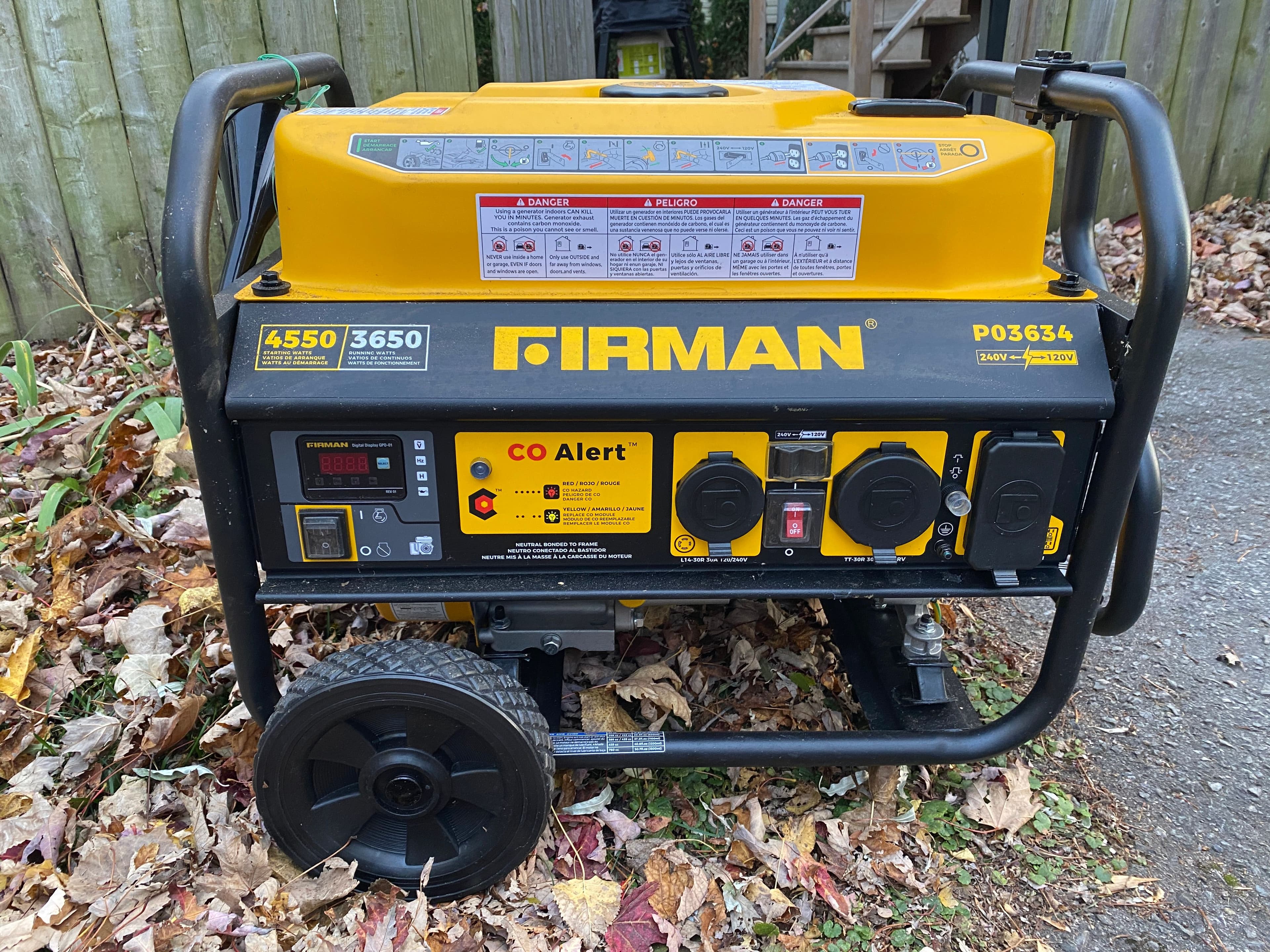 Génératrice 3600watt