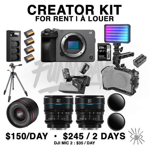 Sony FX30 Creator Kit - 3 lens - image 1