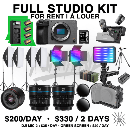 Sony FX30 + 3 lens + lighting - image 1