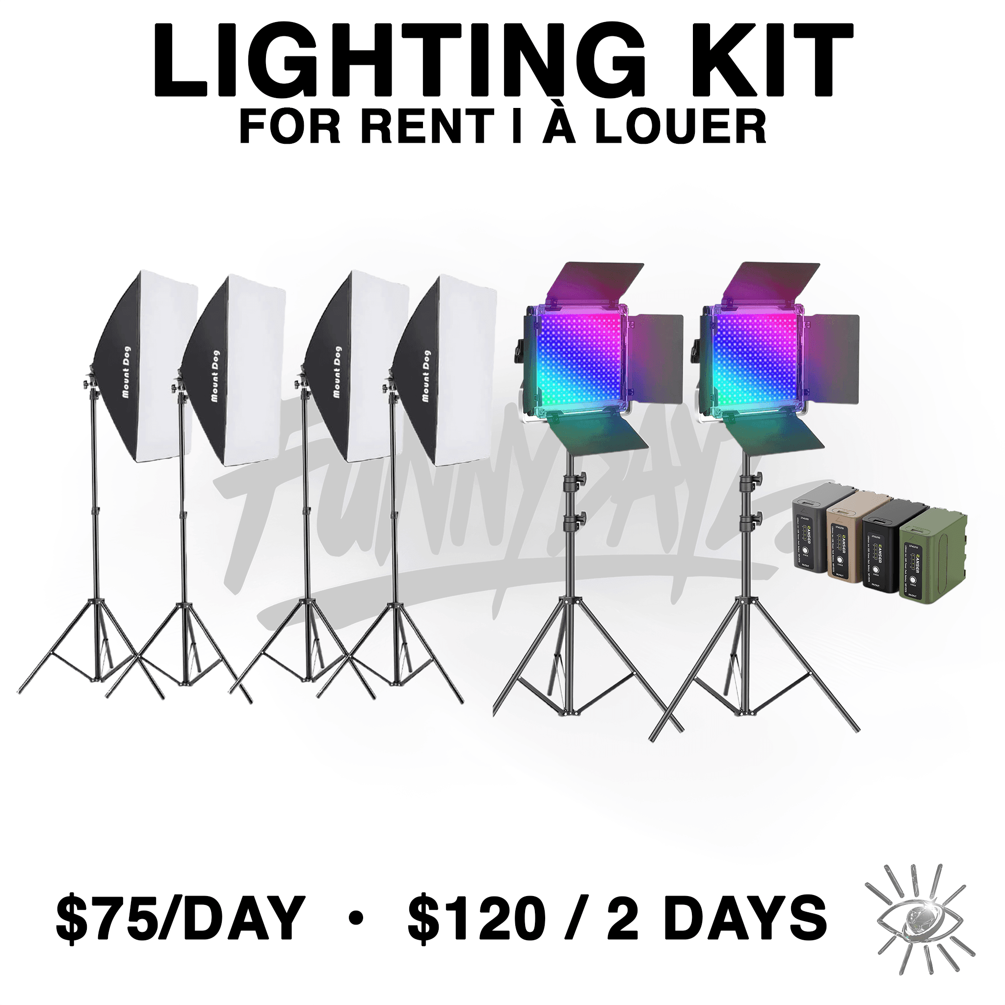 RGB Lighting Kit + Softbox