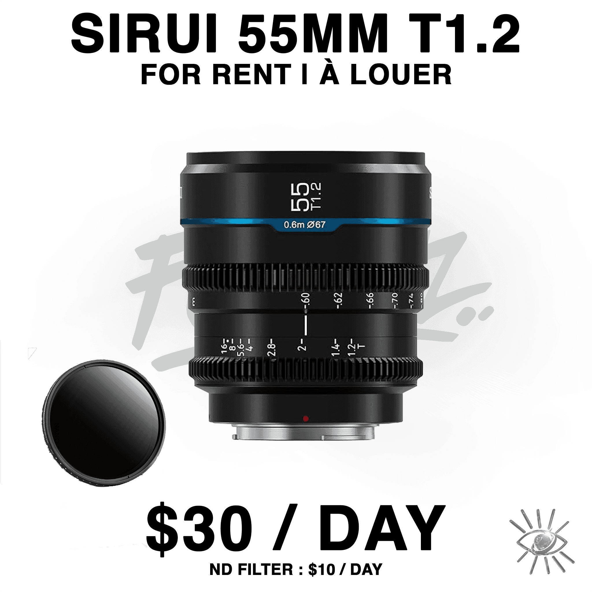 Lens Sirui Nightwalker 55mm